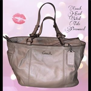 Coach F17721 Gallery Leather Shoulder Handbag Tote